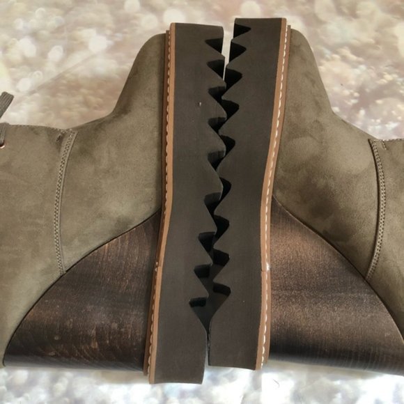 Stella McCartney Leana Faux Suede Ankle Boots 36 - Picture 3 of 8